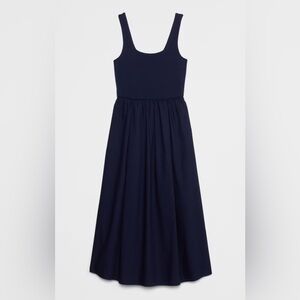 Quince Classic Black Tank Maxi Dress